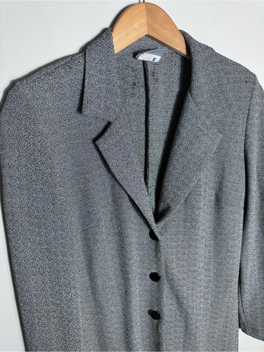 Vintage Rabbit Rabbit Rabbit Gray Blazer - Picture 3 of 8